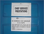 Bureau du Chef  sevice des prestations